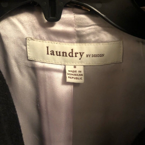 Laundry by Design Black Women's Cape Coat - Picture 3 of 4